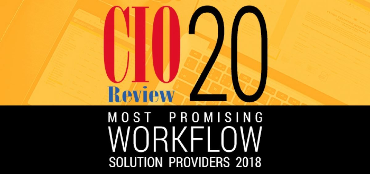 Computhink Named Among CIO Review’s 20 Most Promising Workflow Solution Providers 2018